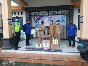 RELAWAN GS BERSAMA PEMUDA DESA TEGARON NGANJUK  GELAR BAKTI SOSIAL COVID 19