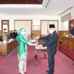 Rapat Paripurna PAW Pengucapan Sumpah Janji Anggota DPRD Yuli Nadhifah Triswati