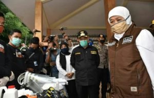 Gubernur Jatim Tinjau Kampung Tangguh