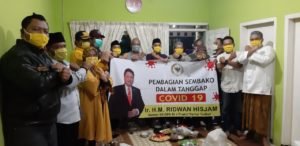 Ditengah Pandemic Covid 19, Ridwan Hisjam Distribusikan 10.000 Paket Sembako Untuk Warga Malang Raya