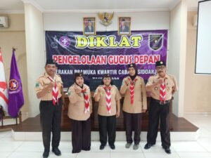 KWARTIR CABANG SIDOARJO ADAKAN DIKLAT PENGELOLAAN GUGUS DEPAN