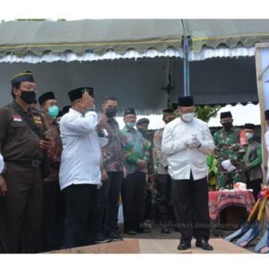 Bupati Maryoto Lakukan Peletakan Batu Pertama Pembangunan Gedung MWC NU Gondang