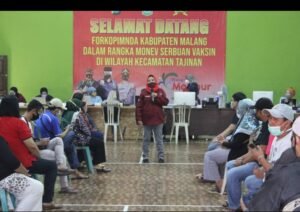 Vaksinasi Sukses untuk Warga Kecamatan Tajinan Malang, Sesuai Perpres Nomor 44 Tahun 2021