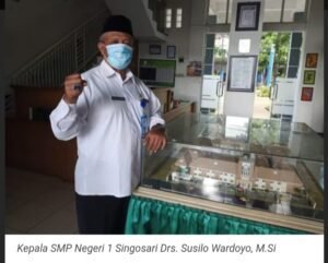 Di Masa Pandemi Covid-19, SMPN 1 Singosari  Songsong Masa Depan di HUT Kemerdekaan RI, dengan Patuh Prokes