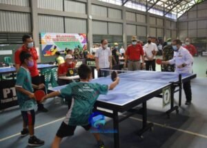 Kejurprov Tenis Meja Dibuka Bupati Tulungagung