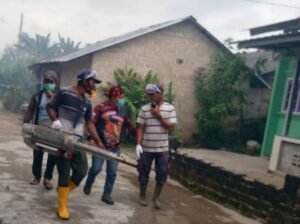 MPC Pemuda Pancasila Pangkalpinang Gelar Penyemprotan Fogging Usai Ada Warga Kena DBD
