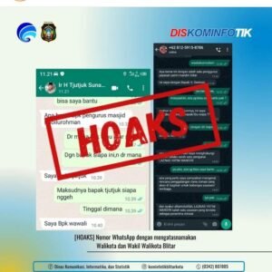 Akun WhatsApp Wali Kota Blitar dan Wakilnya Minta Donasi? Ini Klarifikasinya