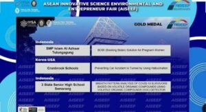Pelajar di Tulungagung Borong Tiga Medali AISEEF 2022