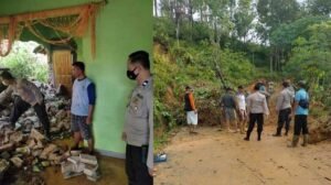 Beberapa Titik Desa di Ponorogo Longsor Setelah Diguyur Hujan Lebat