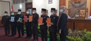 Paripurna DPRD Penyerahan LKPJ Bupati Tulungagung  Berjalan Lancar.