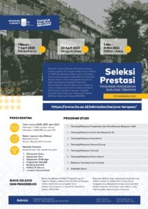 Pendaftaran Seleksi Prestasi Program Sarjana Terapan ITS Dibuka