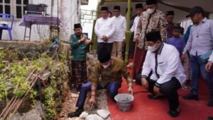 Peletakan Batu Pertama Kantor Baru MWCNU Kamal