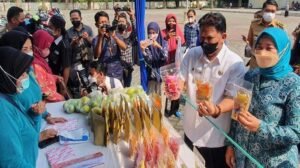 Pasar Pangan Murah di Nganjuk, Minyak Goreng 2 Kg Dijual Rp 40.000