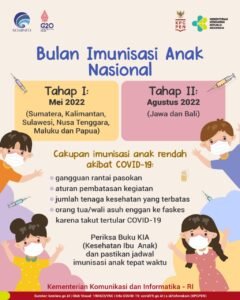 Dinkes Ajak Masyarakat Sukseskan Bulan Imunisasi Anak Nasional