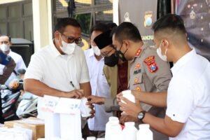 Kapolres Tegaskan Akan Menindak Para Pengedar Narkoba di Nganjuk