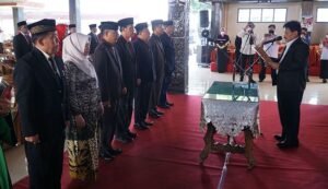 Plt Bupati Nganjuk Melantik 7 Kepala OPD Hasil Lelang Jabatan Terbuka