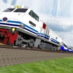 ilustrasi kereta api