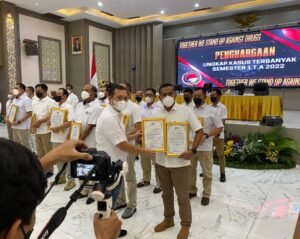 Polres Nganjuk Raih Penghargaan Ungkap Kasus Narkoba Terbanyak