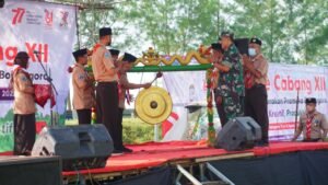Peringati Hari Pramuka, 1.100 Pramuka Bojonegoro Ikuti Jambore Cabang XII
