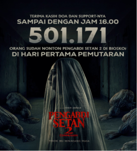 Pengabdi Setan 2 Tembus 500 Ribu Penonton di Hari Pertama