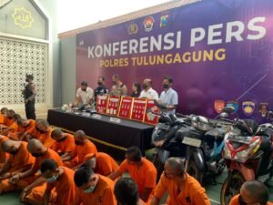 Tumpas 26 Kasus Narkoba, Polres Tulungagung Amankan 34 Tersangka