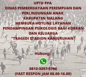 Pemkab Malang Beri Layanan Trauma Healing bagi Korban Kanjuruhan