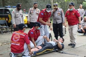 Polres Tulungagung Tingkatkan Kemampuan Personil Menangani Bencana