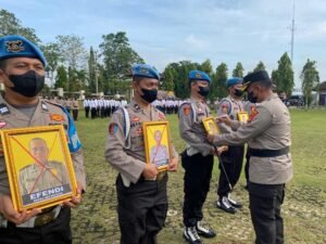 Lima Anggota Polres lampung Utara Dikenakan PTDH
