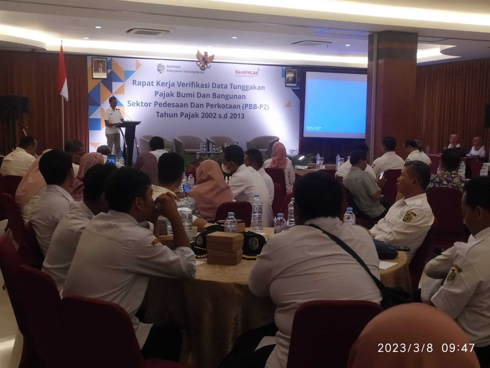 Bapenda Tulungagung Lakukan Rapat Kerja Verifikasi Data Tunggakan PBB Tahun 2002-2013