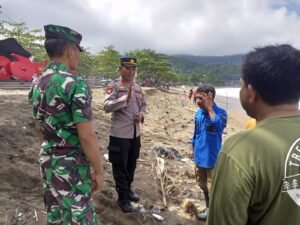 Polsek Watulimo Jaga Kondusifitas Destinasi Wisata Pantai