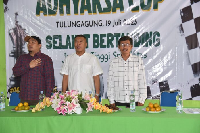 Semarak Adhyaksa Cup 2023 : Turnamen Catur dibuka oleh Wakil Bupati Tulungagung