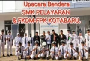 Dukung Pemerintah, FKDM dan FPK Kotabaru Rutin Hadir di Upacara Sekolah