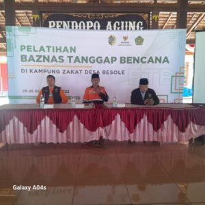 BAZNAS Tanggap Bencana Latih 25 Relawan di Kampung Zakat Besole