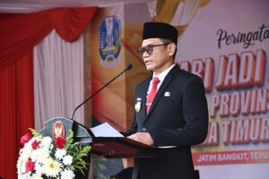 Pj. Bupati Tulungagung Pimpin Upacara Hari Jadi Provinsi Jawa Timur ke 78 Tahun 2023