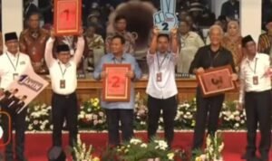 KPU Tetapkan Nomor Urut Pasangan Capres dan Cawapres