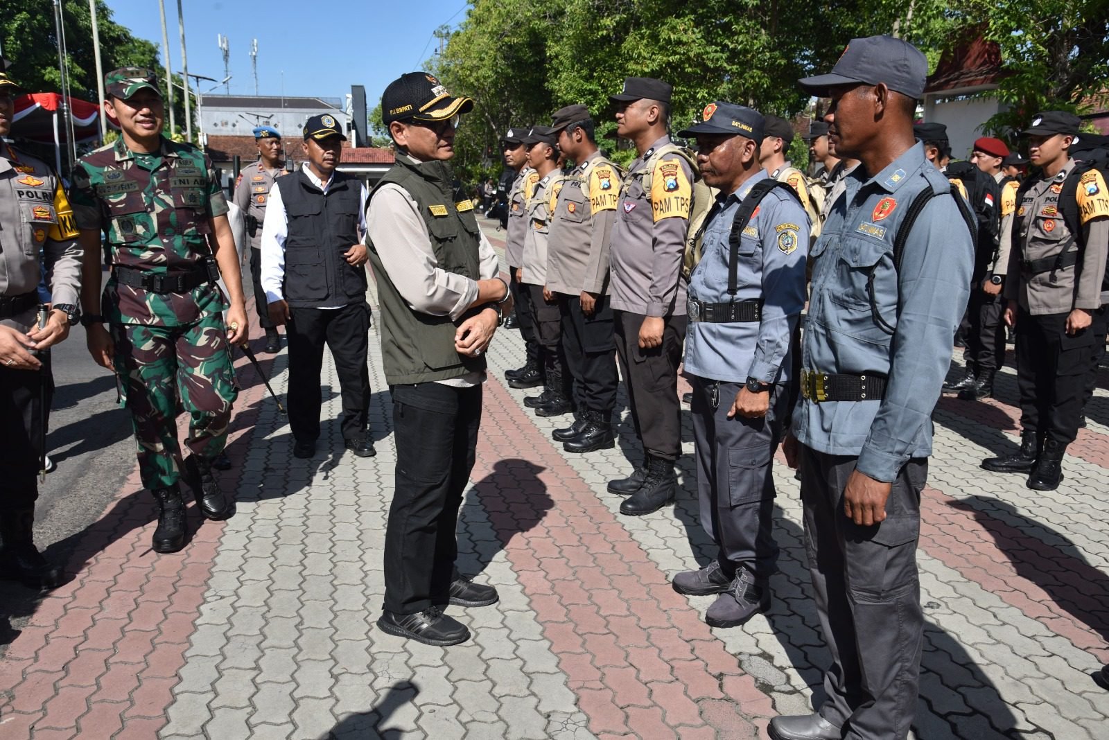 7.384 Personil Gabungan Dikerahkan untuk Mengamankan Pemilu di Tulungagung