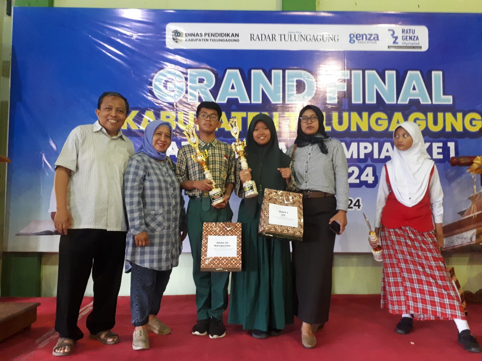 Siswa SMP Negeri 1 Ngunut , Tulungagung Sukses di G-Olimpiade Nasional 2024