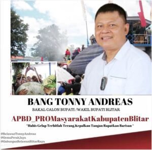 Tonny Andreas, Siap Bertarung di Pilkada Blitar 2024 dengan Dukungan Lintas Relawan
