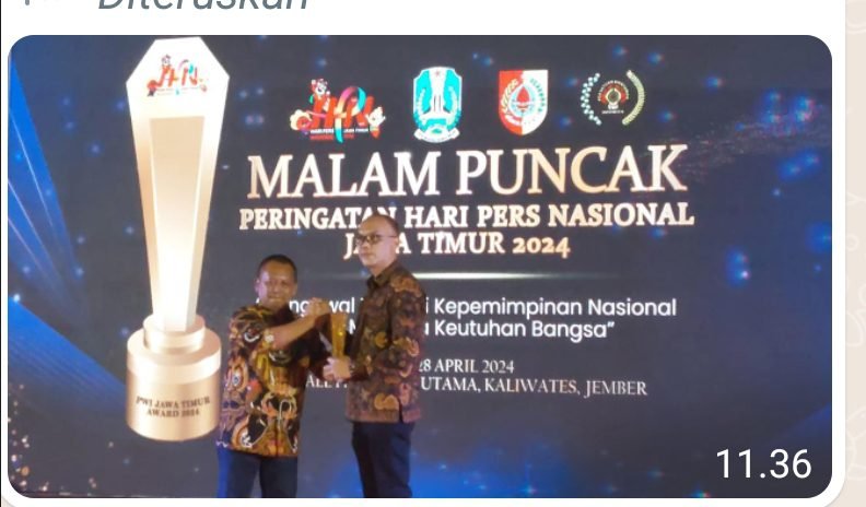 Khairul Isnadi Kusuma Raih Prapanca Award sebagai Tokoh Birokrasi Inspiratif