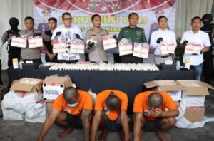 Polres Mojokerto Amankan Satu Juta Pil Dobel L Senilai Tiga Miliar Rupiah 