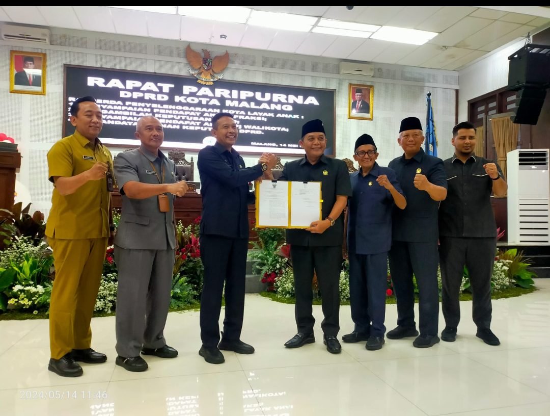 Perda Kota Layak Anak Disahkan, Pemkot Malang Tingkatkan Perlindungan Hak Anak