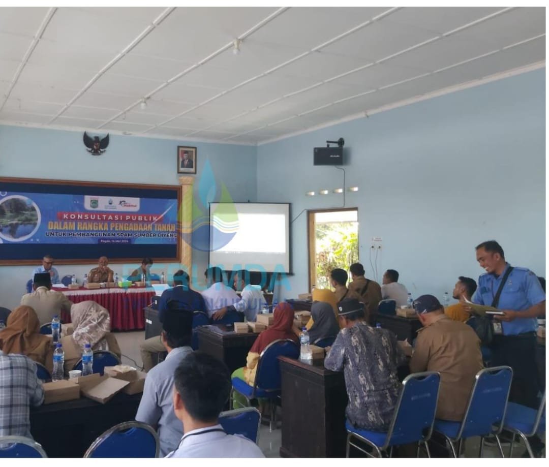 Konsultasi Publik Persiapan Lahan Pembangunan SPAM Diyeng