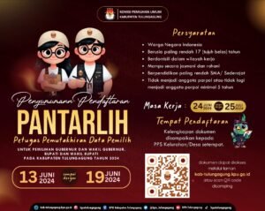 KPU Tulungagung Buka Pendaftaran Pantarlih Pilkada 2024
