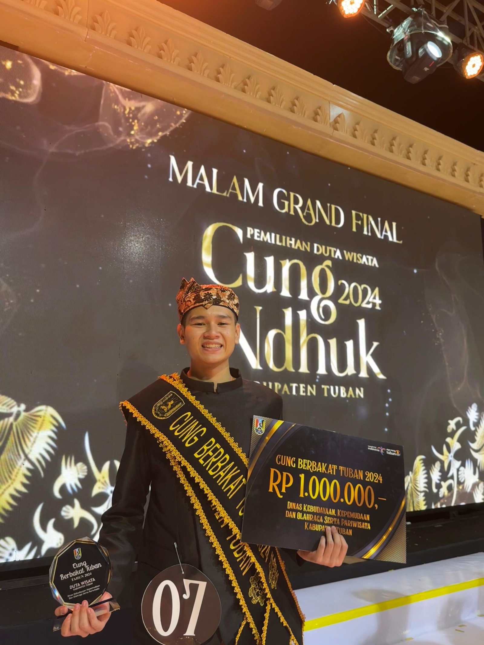 Aufa Ghaly Mubarok Cung Berbakat Tuban 2024, Murid MA Sains Bina Insan Kamil