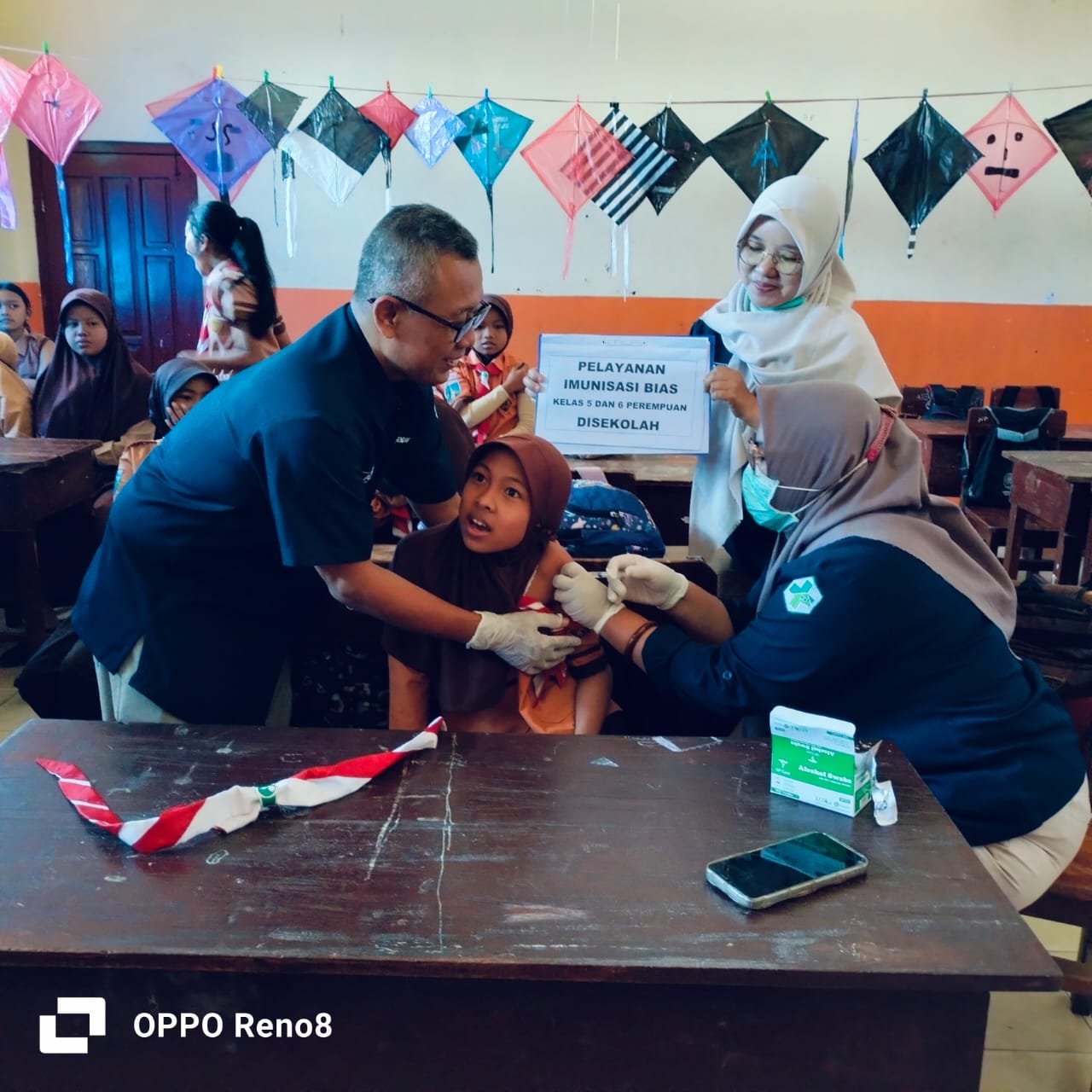 Puskesmas Sendang Melaksanakan Program Bulan Imunisasi Anak Sekolah (BIAS)