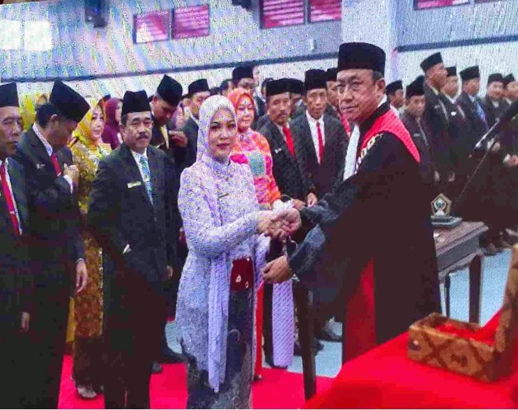 Pelantikan 50 Anggota DPRD Kabupaten Blitar Masa Jabatan 2024-2029