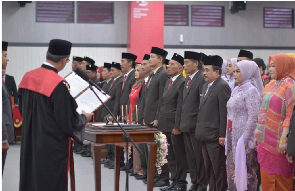 Pengambilan Sumpah Jabatan Anggota DPRD Kabupaten Blitar  Periode 2024 – 2029