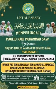 LPI Al Faraby Turen Siap Gelar Peringatan Maulid Nabi dengan Kehadiran Ulama Ternama