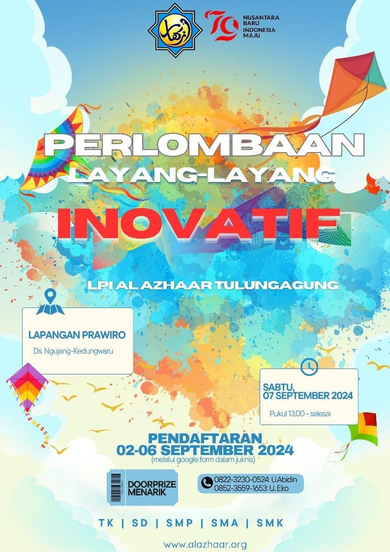 Kreativitas dan Kerjasama Santri Al Azhaar dalam Lomba Layang-Layang