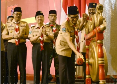 Pj Bupati Heru Suseno Buka Muscab Gerakan Pramuka Kwarcab Tulungagung